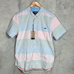 Chubbies Men's Pastel Striped Button Down Shirt
